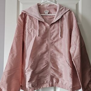 Vintage Neiman Marcus Pink Windbreaker Jacket Sz L